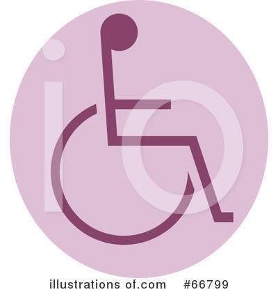 Royalty-Free (RF) Wheelchair Clipart Illustration by Prawny - Stock Sample #66799