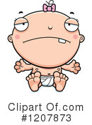 White Baby Clipart #1207873 by Cory Thoman