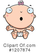 White Baby Clipart #1207874 by Cory Thoman