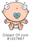 White Baby Clipart #1207887 by Cory Thoman