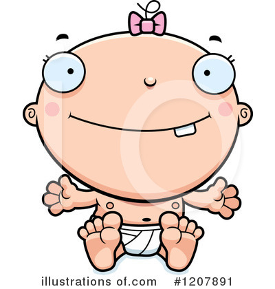 Baby Clipart #1207891 by Cory Thoman