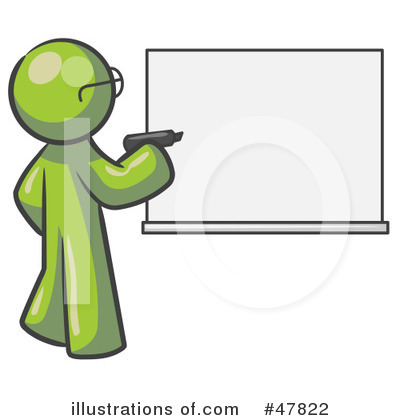 Royalty-Free (RF) White Board Clipart Illustration by Leo Blanchette - Stock Sample #47822
