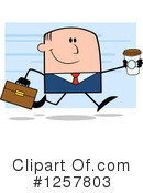 White Businessman Clipart #1257803 by Hit Toon