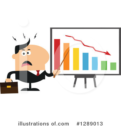 Royalty-Free (RF) White Businessman Clipart Illustration by Hit Toon - Stock Sample #1289013