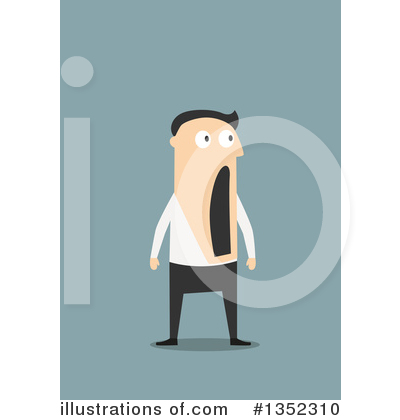 Royalty-Free (RF) White Businessman Clipart Illustration by Vector Tradition SM - Stock Sample #1352310