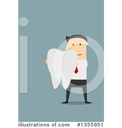 Royalty-Free (RF) White Businessman Clipart Illustration by Vector Tradition SM - Stock Sample #1355951