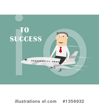 Royalty-Free (RF) White Businessman Clipart Illustration by Vector Tradition SM - Stock Sample #1356932