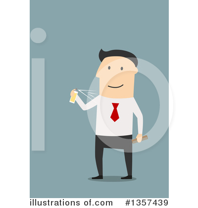 Royalty-Free (RF) White Businessman Clipart Illustration by Vector Tradition SM - Stock Sample #1357439
