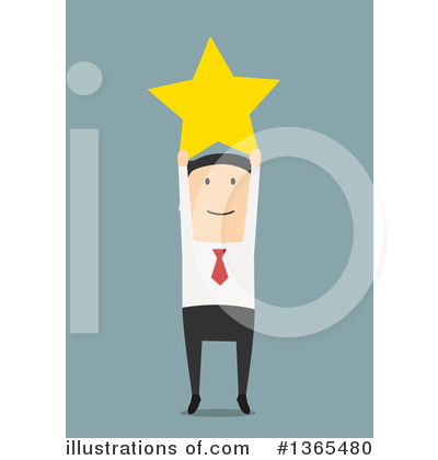 Royalty-Free (RF) White Businessman Clipart Illustration by Vector Tradition SM - Stock Sample #1365480