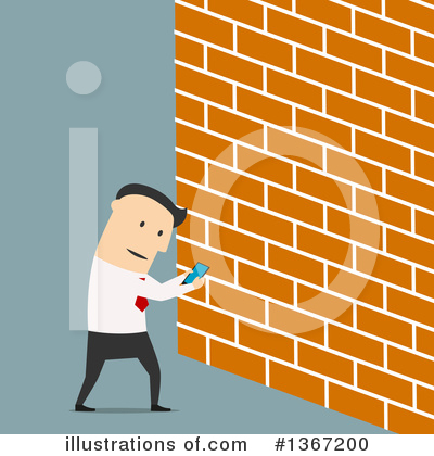 Brick Wall Clipart #1367200 by Vector Tradition SM