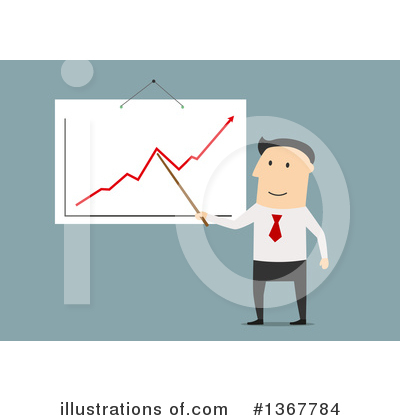 Royalty-Free (RF) White Businessman Clipart Illustration by Vector Tradition SM - Stock Sample #1367784