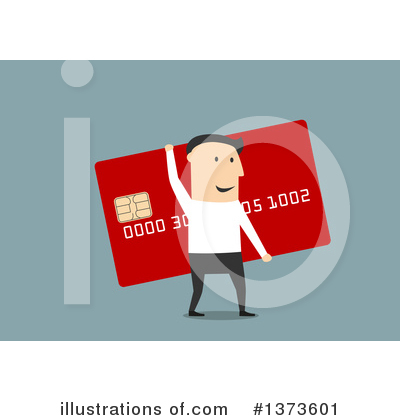 Royalty-Free (RF) White Businessman Clipart Illustration by Vector Tradition SM - Stock Sample #1373601