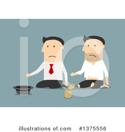 Royalty-Free (RF) White Businessman Clipart Illustration by Vector Tradition SM - Stock Sample #1375556