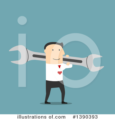 Wrench Clipart #1390393 by Vector Tradition SM