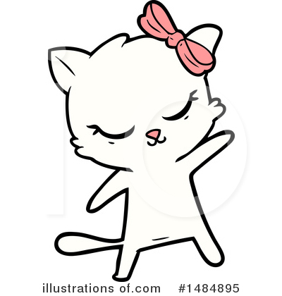 White Cat Clipart #1484895 by lineartestpilot