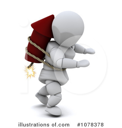 Royalty-Free (RF) White Character Clipart Illustration by KJ Pargeter - Stock Sample #1078378