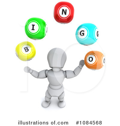 Bingo Clipart #1084568 by KJ Pargeter