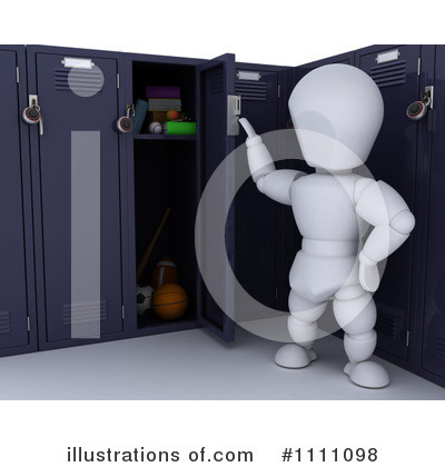 Lockers Clipart #1111098 by KJ Pargeter