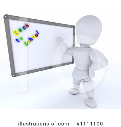White Board Clipart #1111100 by KJ Pargeter