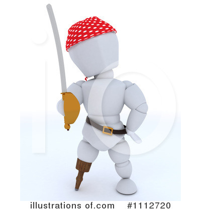 Royalty-Free (RF) White Character Clipart Illustration by KJ Pargeter - Stock Sample #1112720