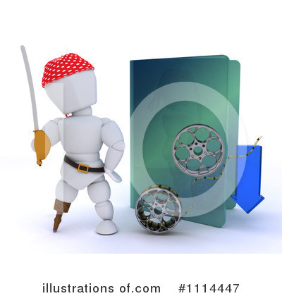 Royalty-Free (RF) White Character Clipart Illustration by KJ Pargeter - Stock Sample #1114447