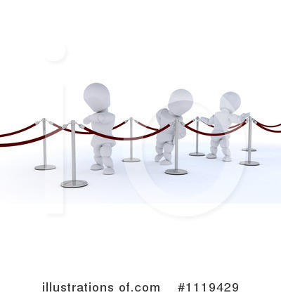 Royalty-Free (RF) White Character Clipart Illustration by KJ Pargeter - Stock Sample #1119429