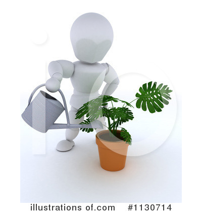 Royalty-Free (RF) White Character Clipart Illustration by KJ Pargeter - Stock Sample #1130714