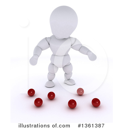 Royalty-Free (RF) White Character Clipart Illustration by KJ Pargeter - Stock Sample #1361387