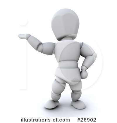 Royalty-Free (RF) White Character Clipart Illustration by KJ Pargeter - Stock Sample #26902