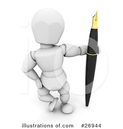 Fountain Pens Clipart #26944 by KJ Pargeter
