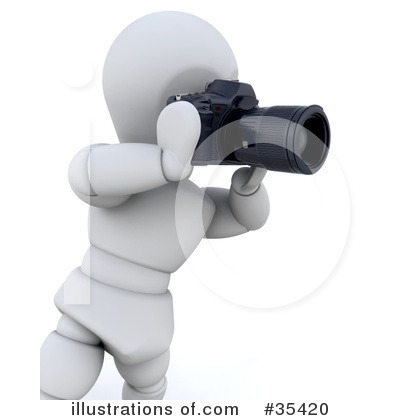 Photographer Clipart #35420 by KJ Pargeter