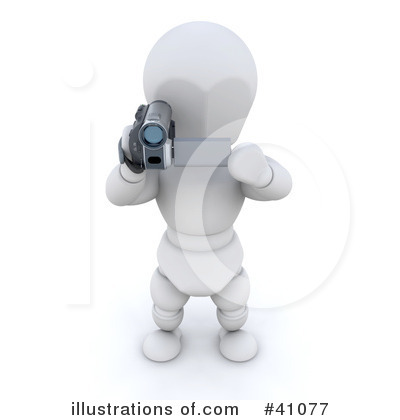 Royalty-Free (RF) White Character Clipart Illustration by KJ Pargeter - Stock Sample #41077