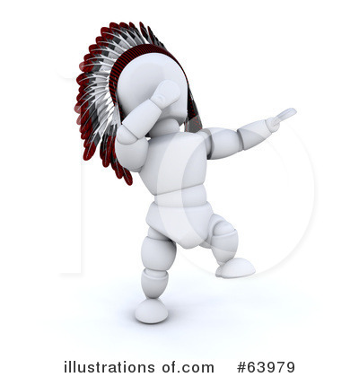Royalty-Free (RF) White Character Clipart Illustration by KJ Pargeter - Stock Sample #63979