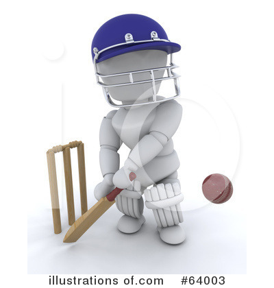 Cricketer Clipart #64003 by KJ Pargeter