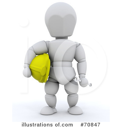 Royalty-Free (RF) White Character Clipart Illustration by KJ Pargeter - Stock Sample #70847