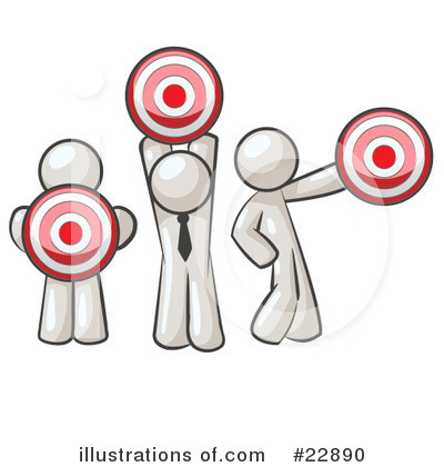 Bullseye Clipart #22890 by Leo Blanchette