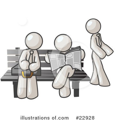 Royalty-Free (RF) White Collection Clipart Illustration by Leo Blanchette - Stock Sample #22928