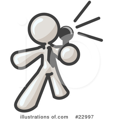 Royalty-Free (RF) White Collection Clipart Illustration by Leo Blanchette - Stock Sample #22997