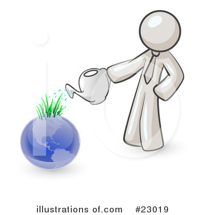 Watering Clipart #23019 by Leo Blanchette