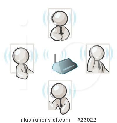 Royalty-Free (RF) White Collection Clipart Illustration by Leo Blanchette - Stock Sample #23022