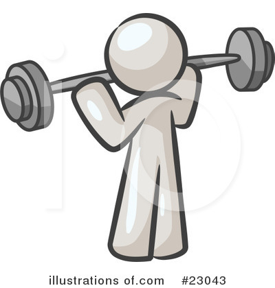 Royalty-Free (RF) White Collection Clipart Illustration by Leo Blanchette - Stock Sample #23043