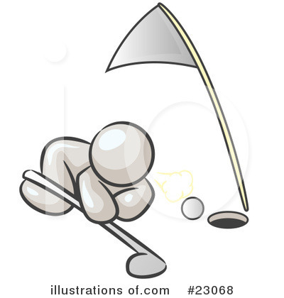 Golfing Clipart #23068 by Leo Blanchette