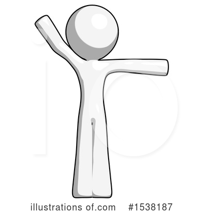 Royalty-Free (RF) White Design Mascot Clipart Illustration by Leo Blanchette - Stock Sample #1538187