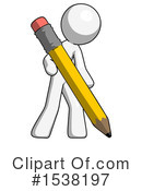 White Design Mascot Clipart #1538197 by Leo Blanchette