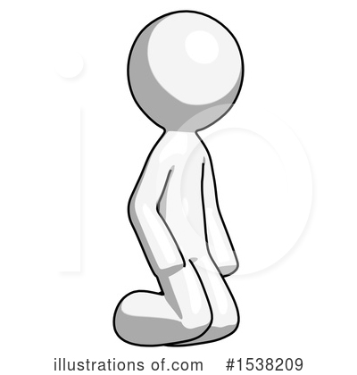 Royalty-Free (RF) White Design Mascot Clipart Illustration by Leo Blanchette - Stock Sample #1538209