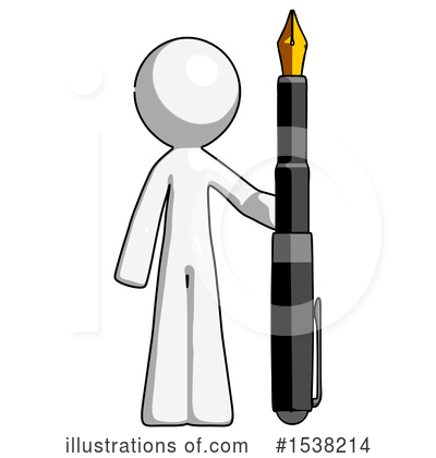 Royalty-Free (RF) White Design Mascot Clipart Illustration by Leo Blanchette - Stock Sample #1538214