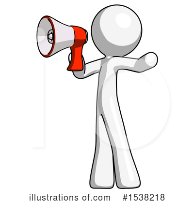 Royalty-Free (RF) White Design Mascot Clipart Illustration by Leo Blanchette - Stock Sample #1538218