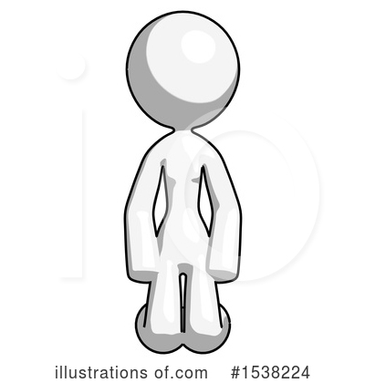 Royalty-Free (RF) White Design Mascot Clipart Illustration by Leo Blanchette - Stock Sample #1538224