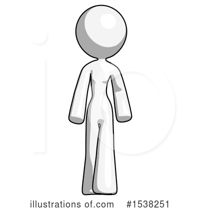 Royalty-Free (RF) White Design Mascot Clipart Illustration by Leo Blanchette - Stock Sample #1538251