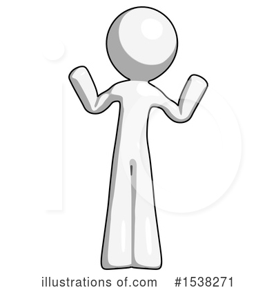 Royalty-Free (RF) White Design Mascot Clipart Illustration by Leo Blanchette - Stock Sample #1538271